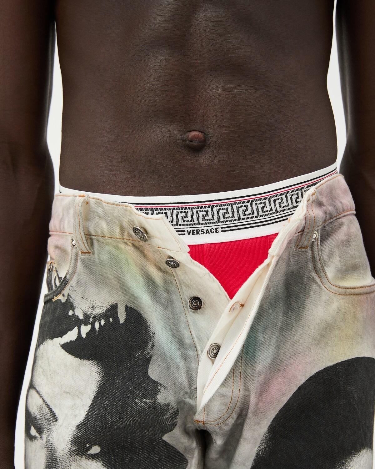 Ribbed Cotton-Jersey Trunks - Image 2