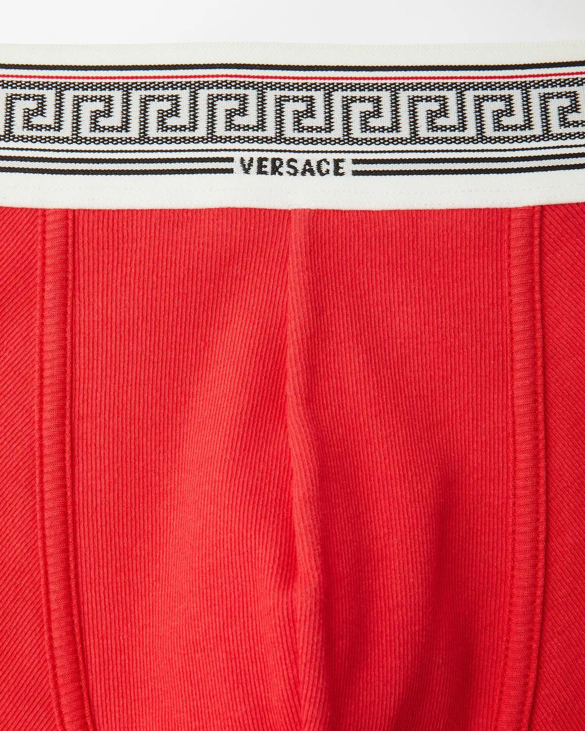 Ribbed Cotton-Jersey Trunks - Image 3