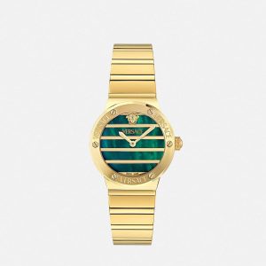 Greca Logo Pearl Watch