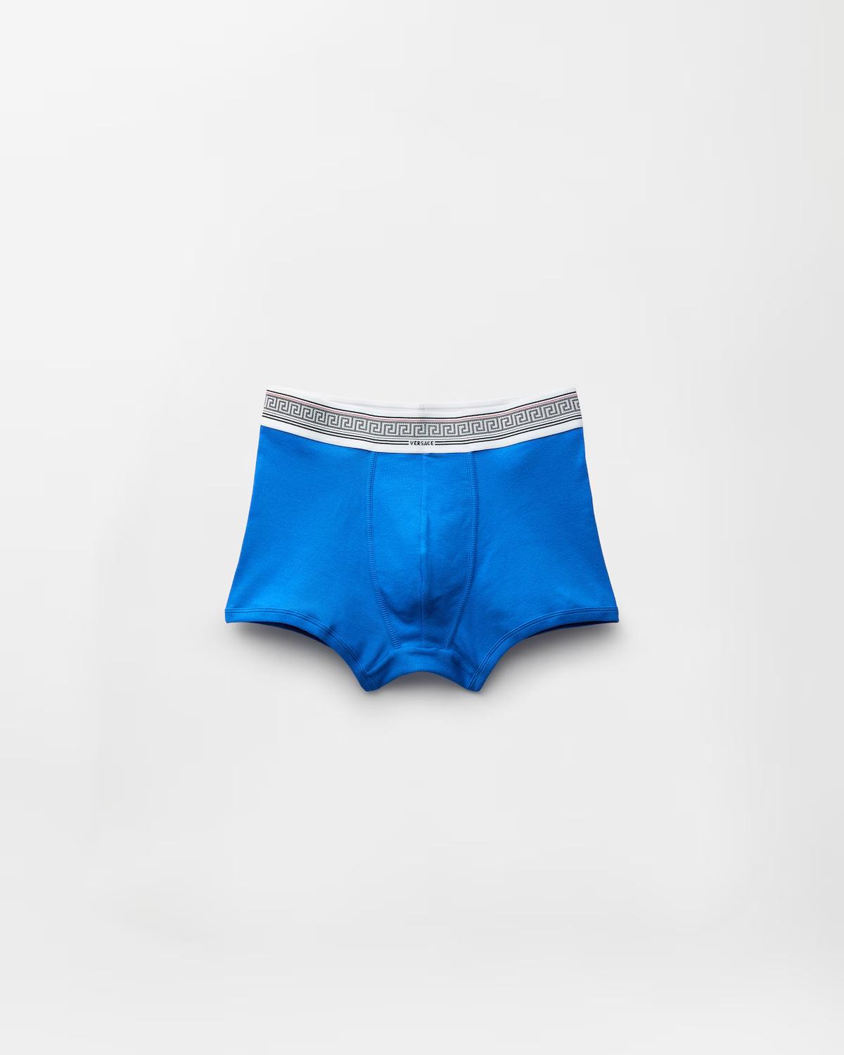 Ribbed Cotton-Jersey Trunks