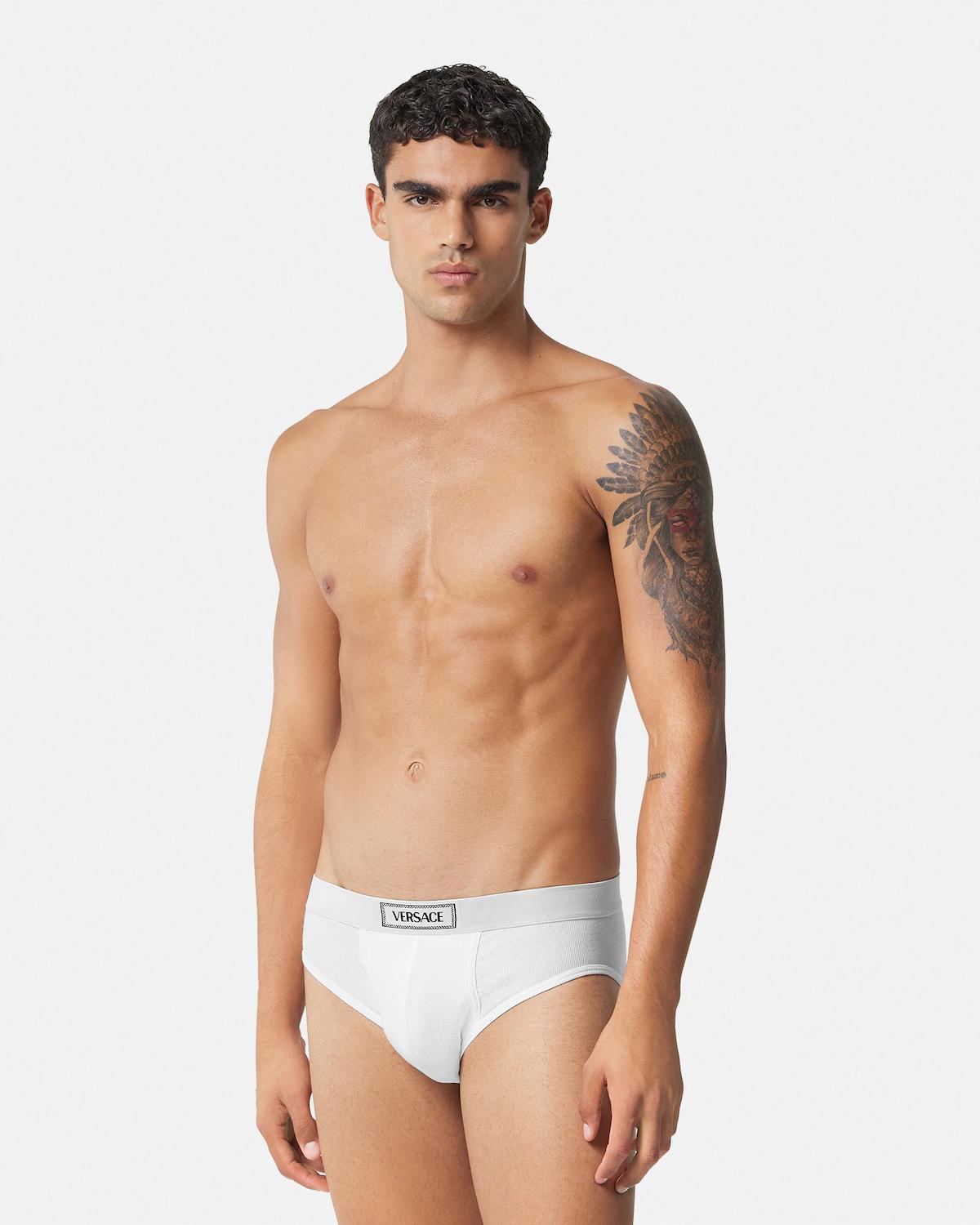 Cotton Ribbed Briefs - Image 2
