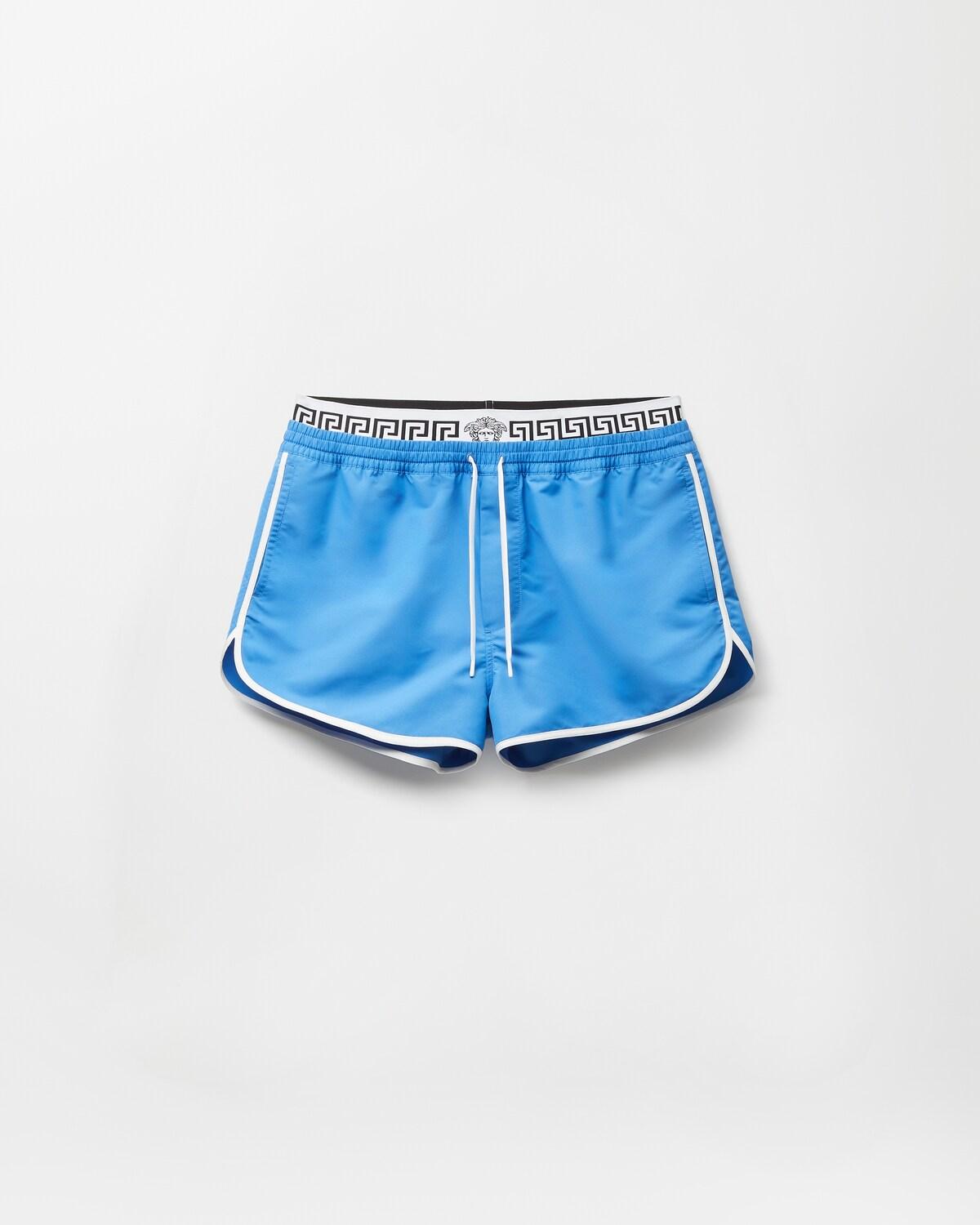 Double-Waistband Swim Shorts