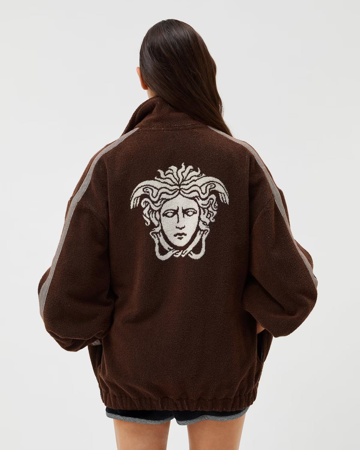 Cotton-Terry Jacquard Zip Sweatshirt - Image 3