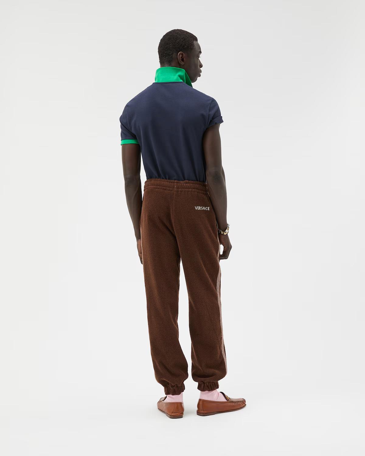 Cotton-Terry Jacquard Sweatpants - Image 3