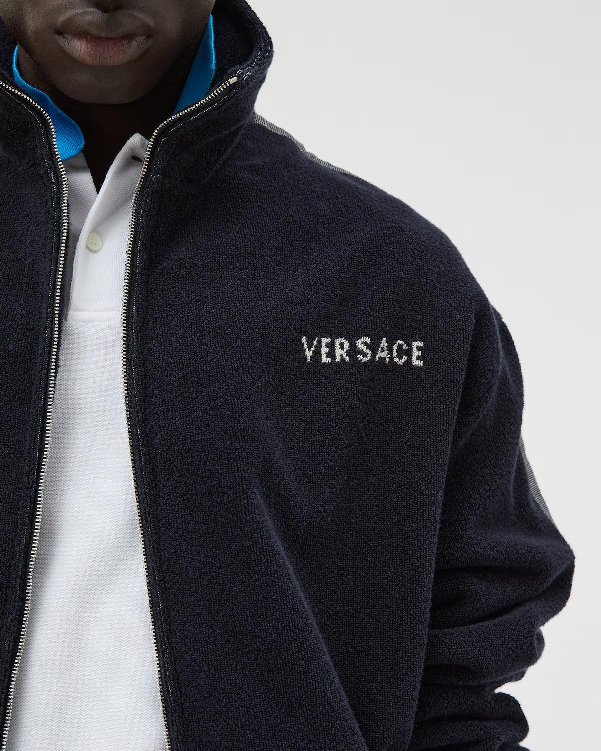 Cotton-Terry Jacquard Zip Sweatshirt - Image 5