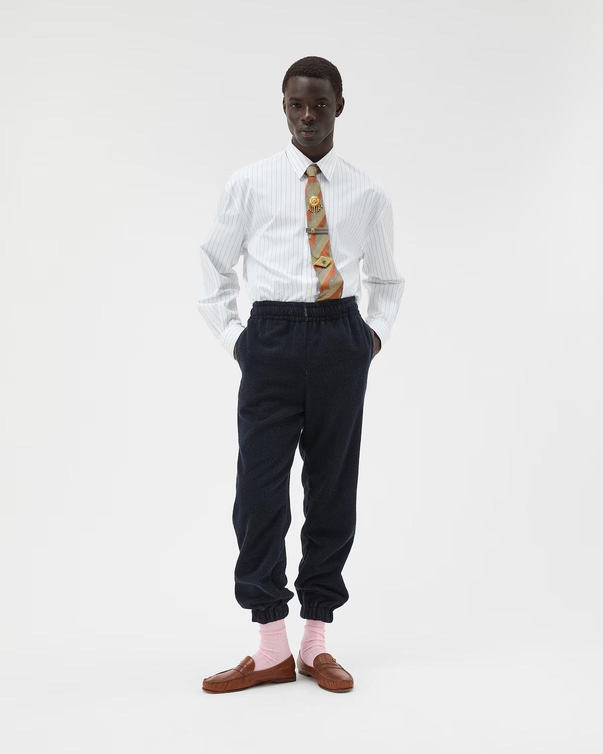 Cotton-Terry Jacquard Sweatpants - Image 2