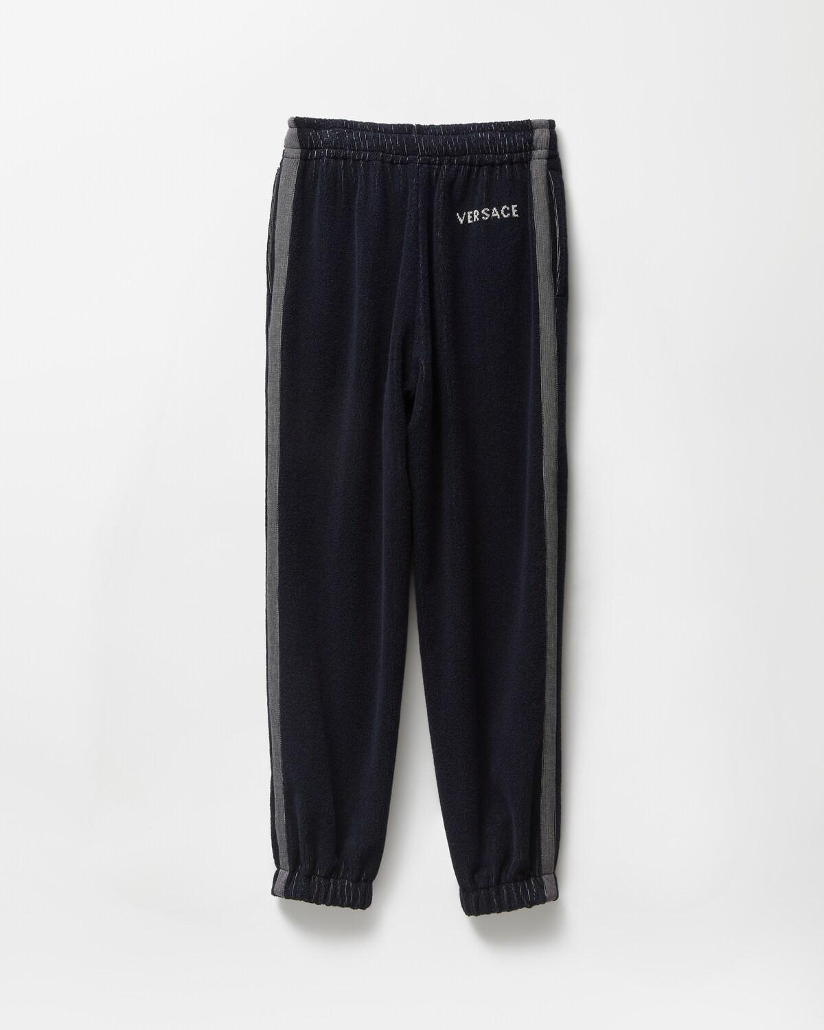 Cotton-Terry Jacquard Sweatpants - Image 4