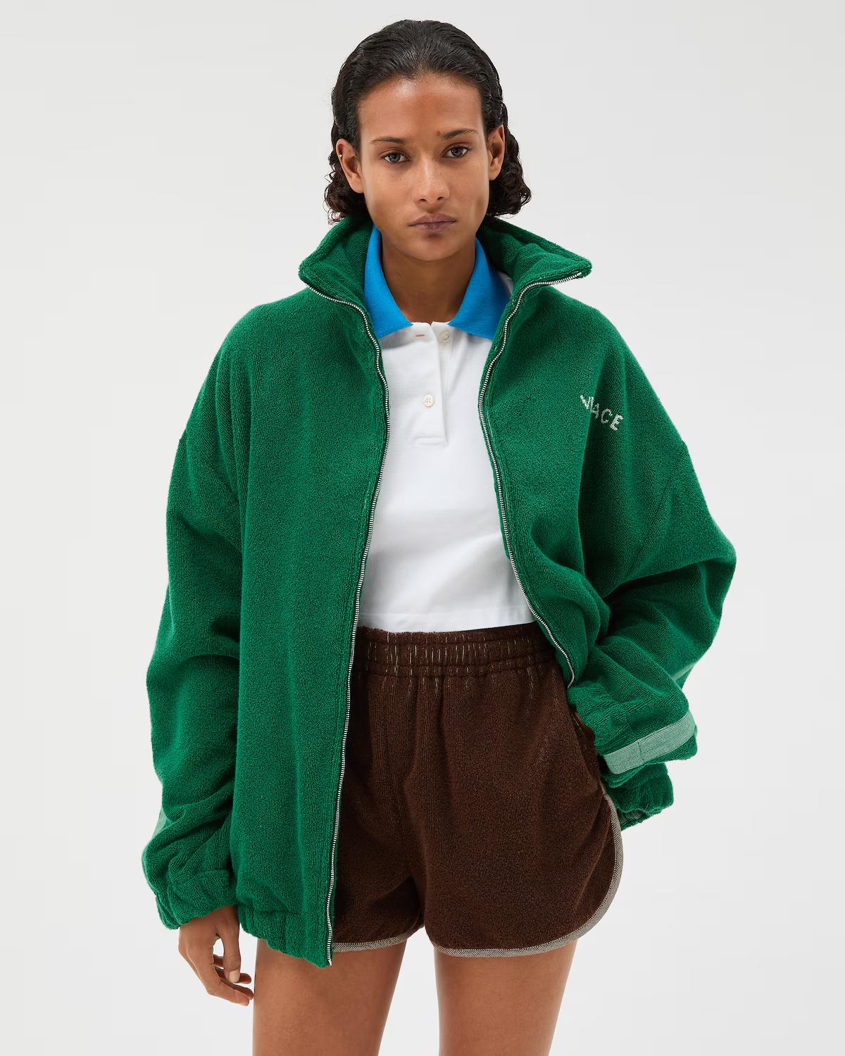 Cotton-Terry Jacquard Zip Sweatshirt - Image 2