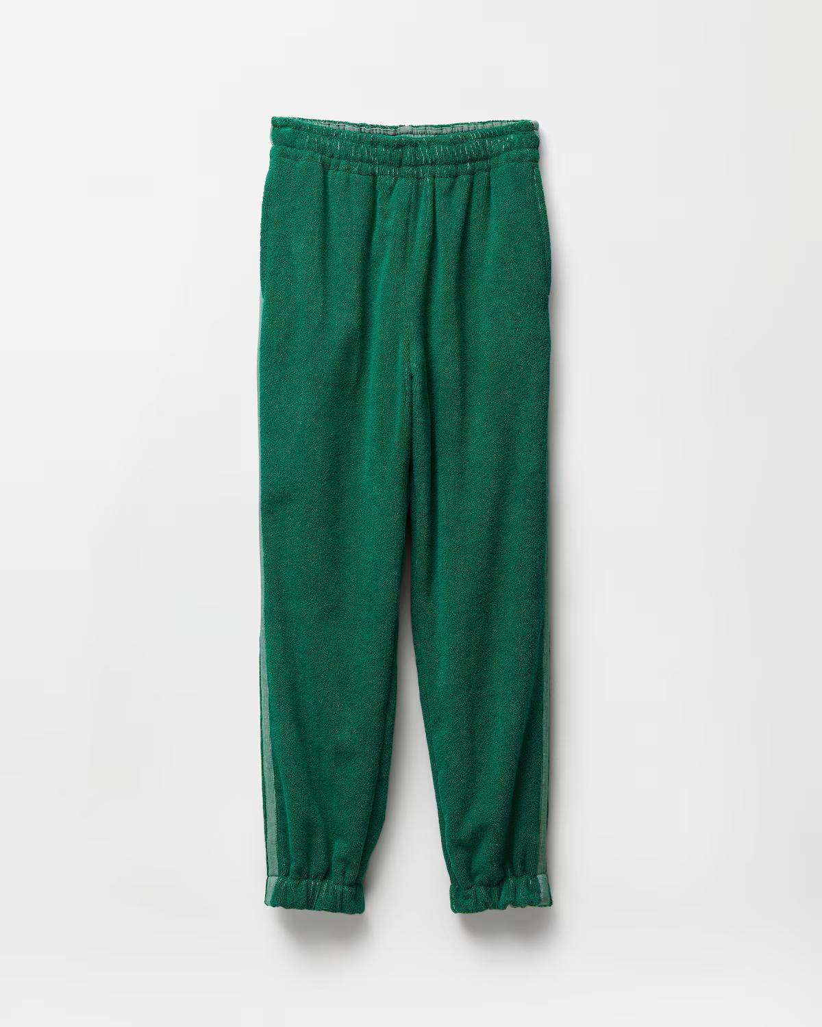 Cotton-Terry Jacquard Sweatpants