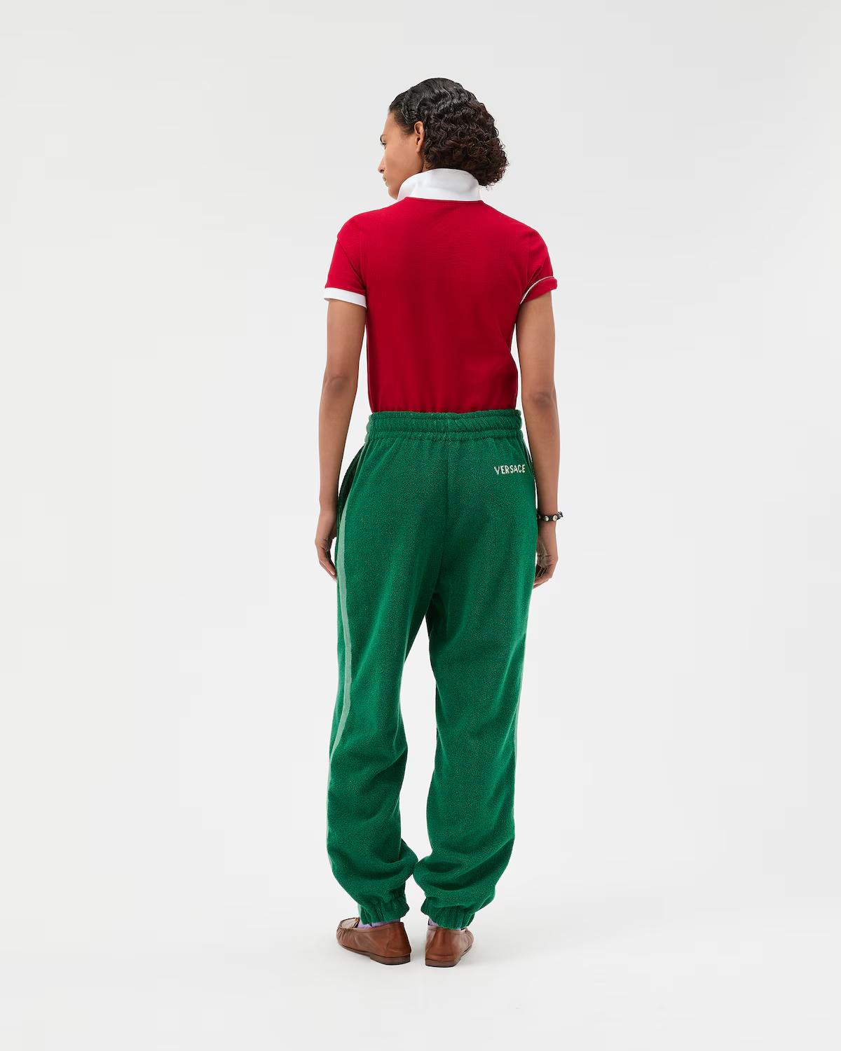Cotton-Terry Jacquard Sweatpants - Image 4