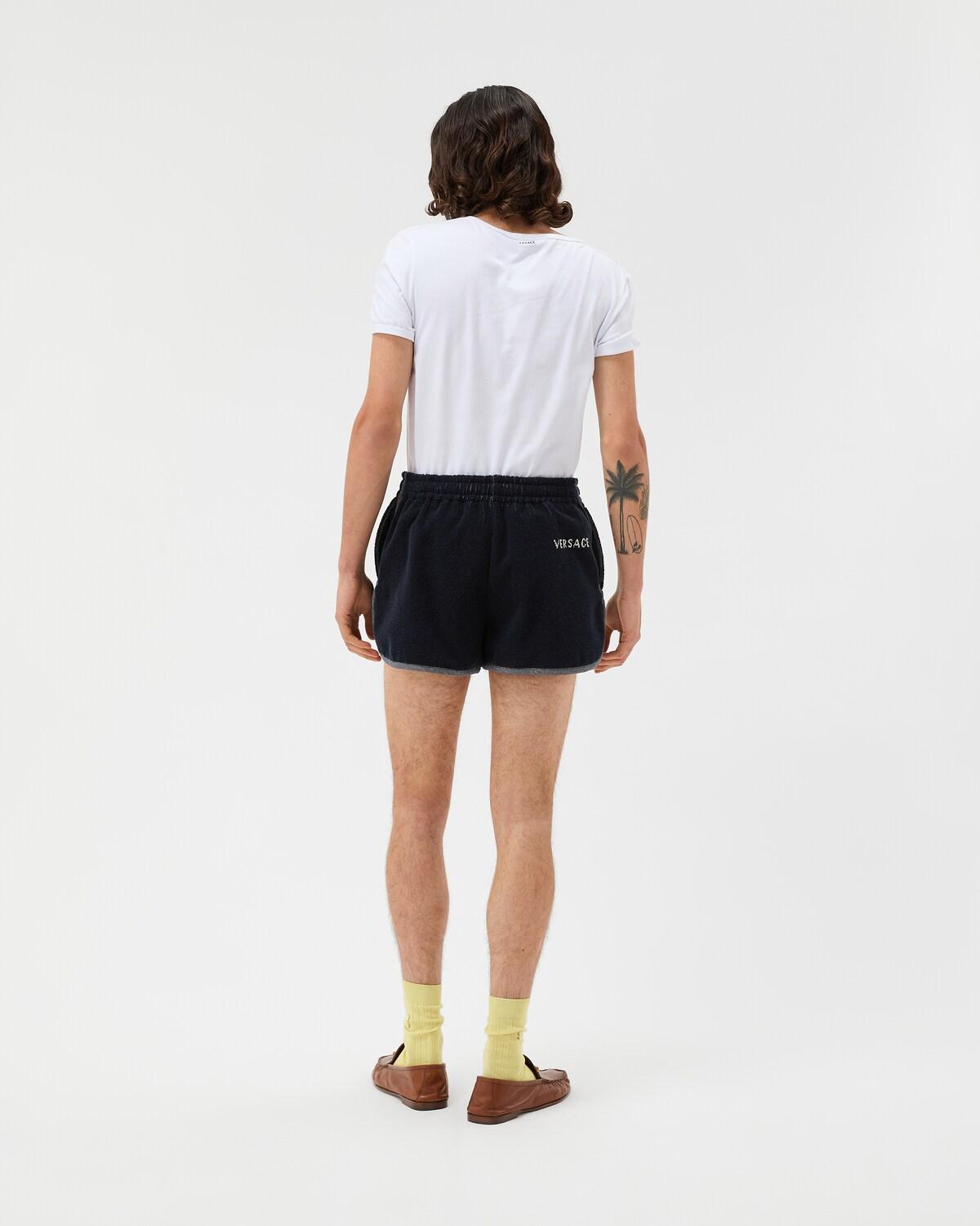 Cotton-Terry Jacquard Sweat Shorts - Image 4