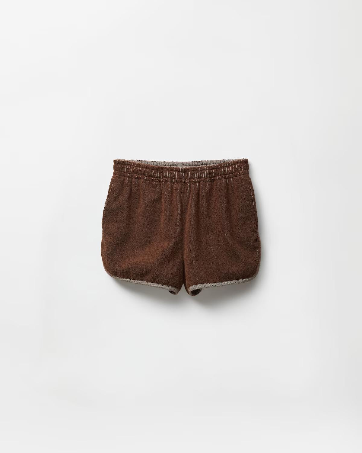 Cotton-Terry Jacquard Sweat Shorts