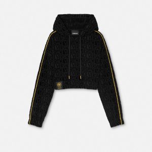 I ? Baroque Crop Hoodie