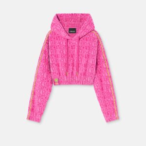 I ? Baroque Crop Hoodie