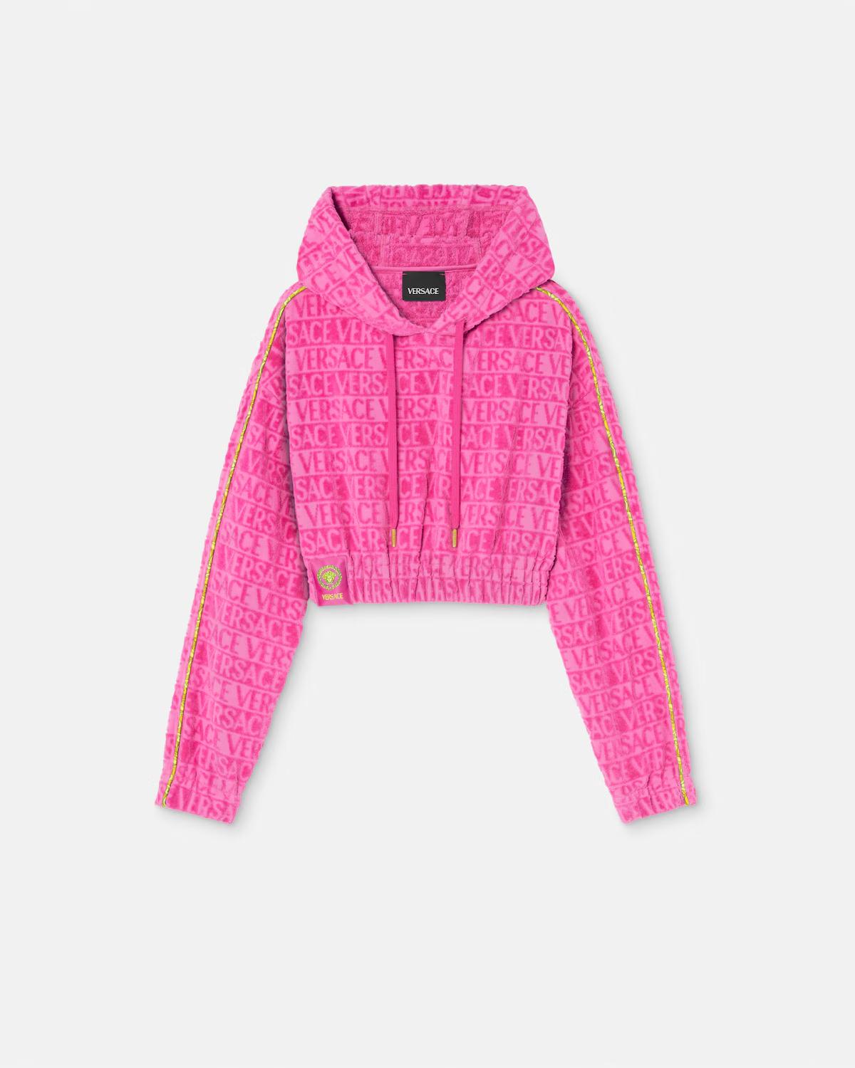 I ? Baroque Crop Hoodie