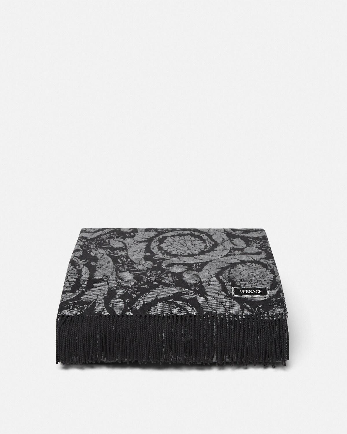 Barocco Cashmere Fringed Blanket