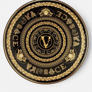 Virtus Gala Black Charger Plate 33 cm