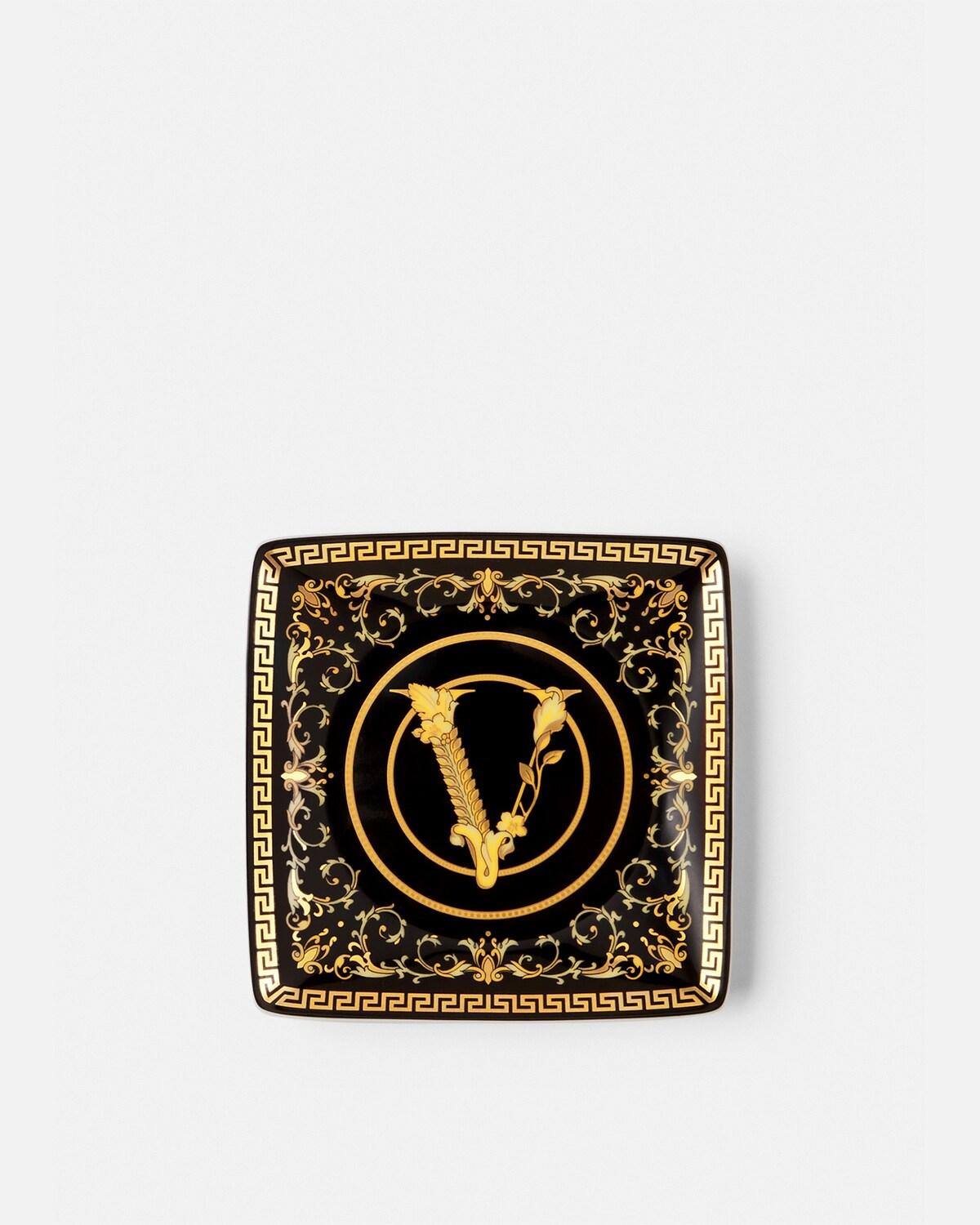 Virtus Gala Black Square Plate 12 cm