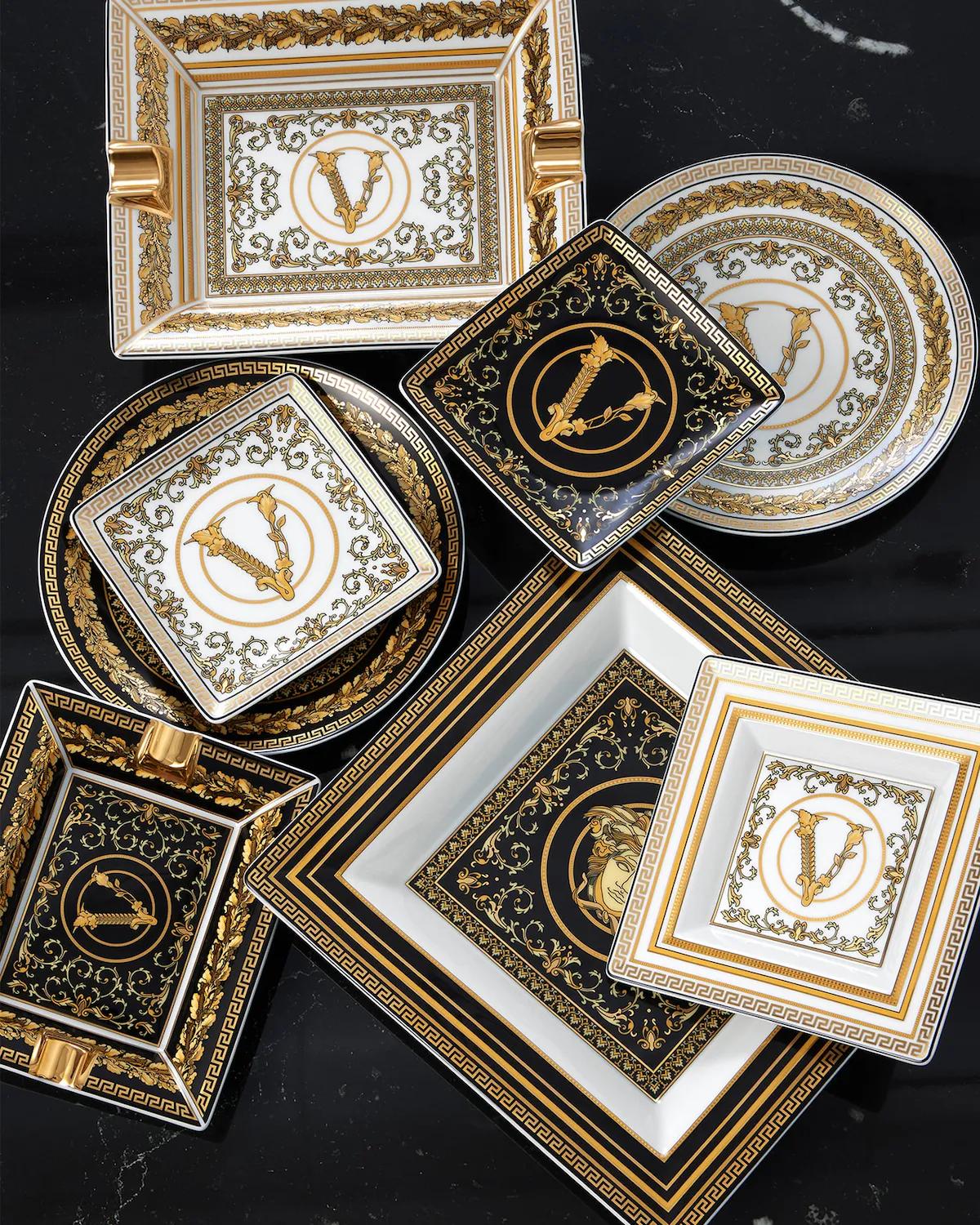 Virtus Gala Black Square Plate 12 cm - Image 2