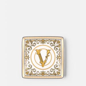 Virtus Gala White Square Plate 12 cm