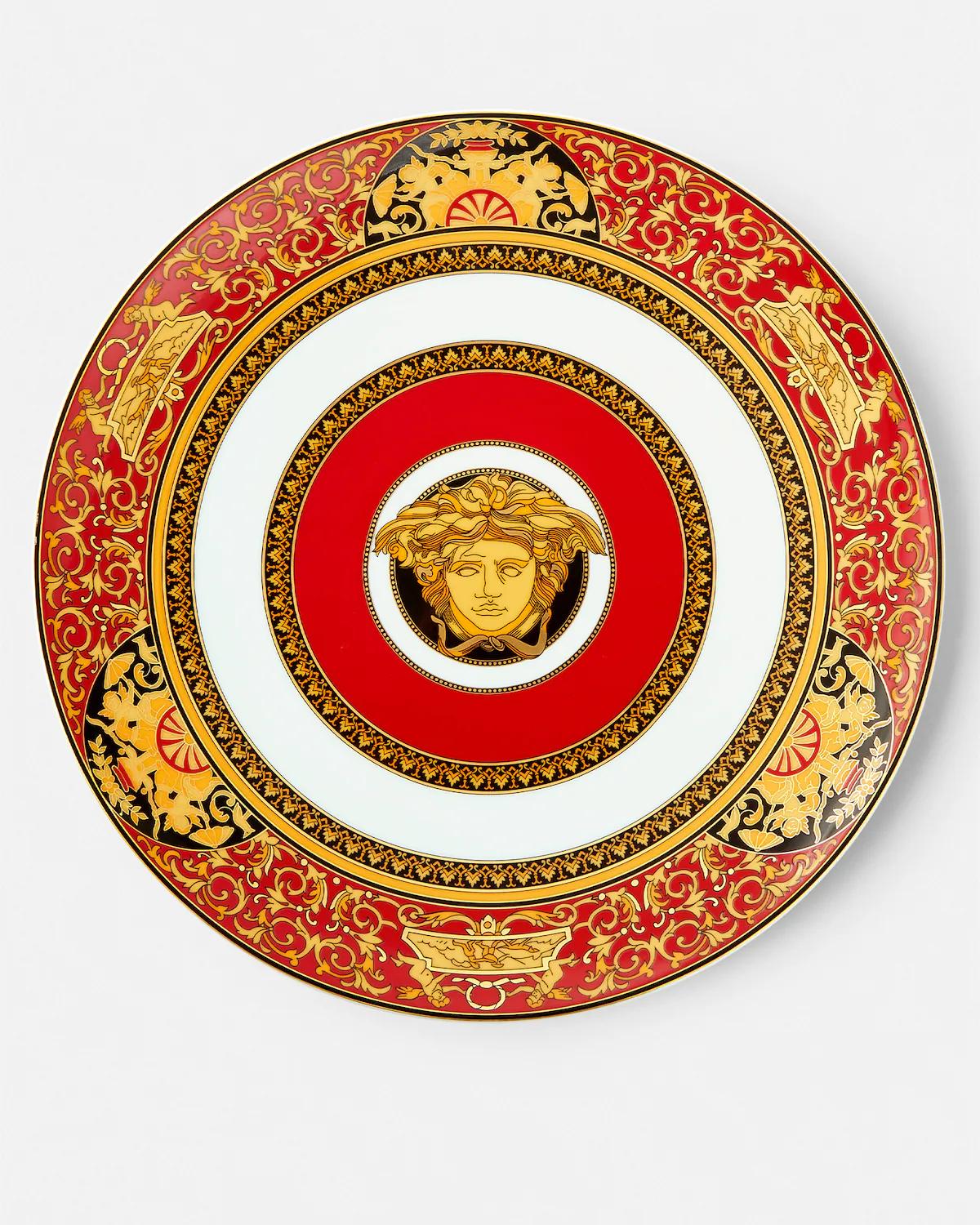 Medusa Red Charger Plate 33 cm