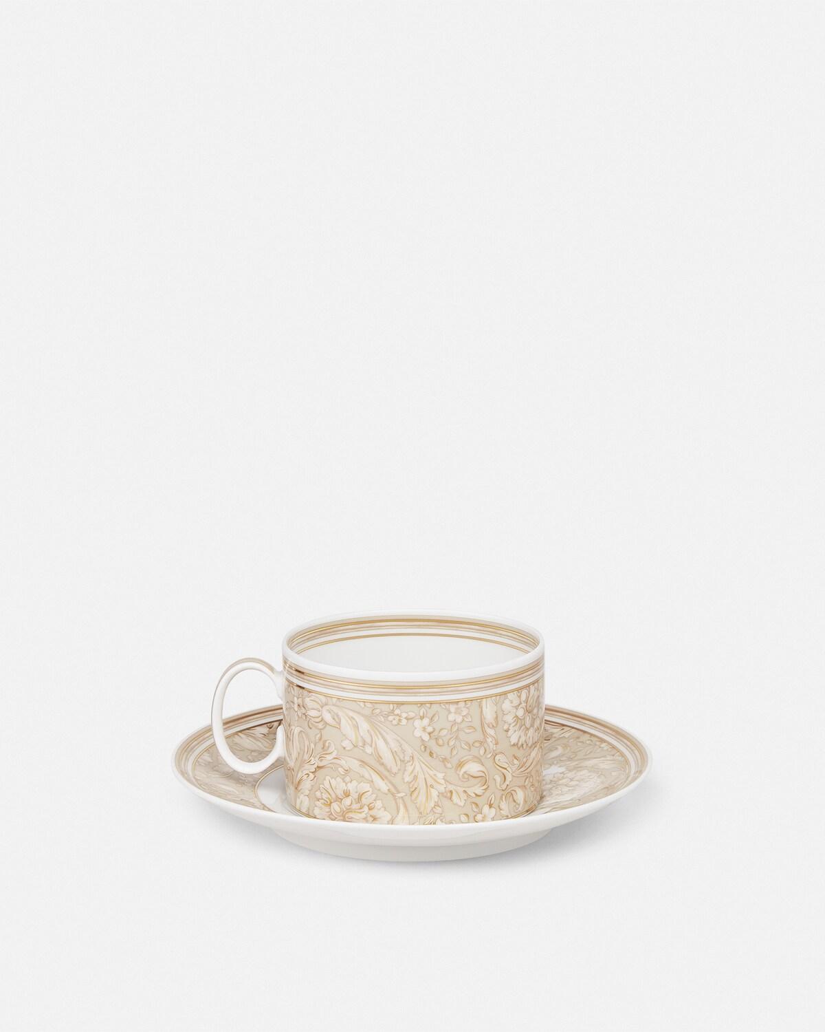 Barocco Beige Tea Cup & Saucer - Image 4