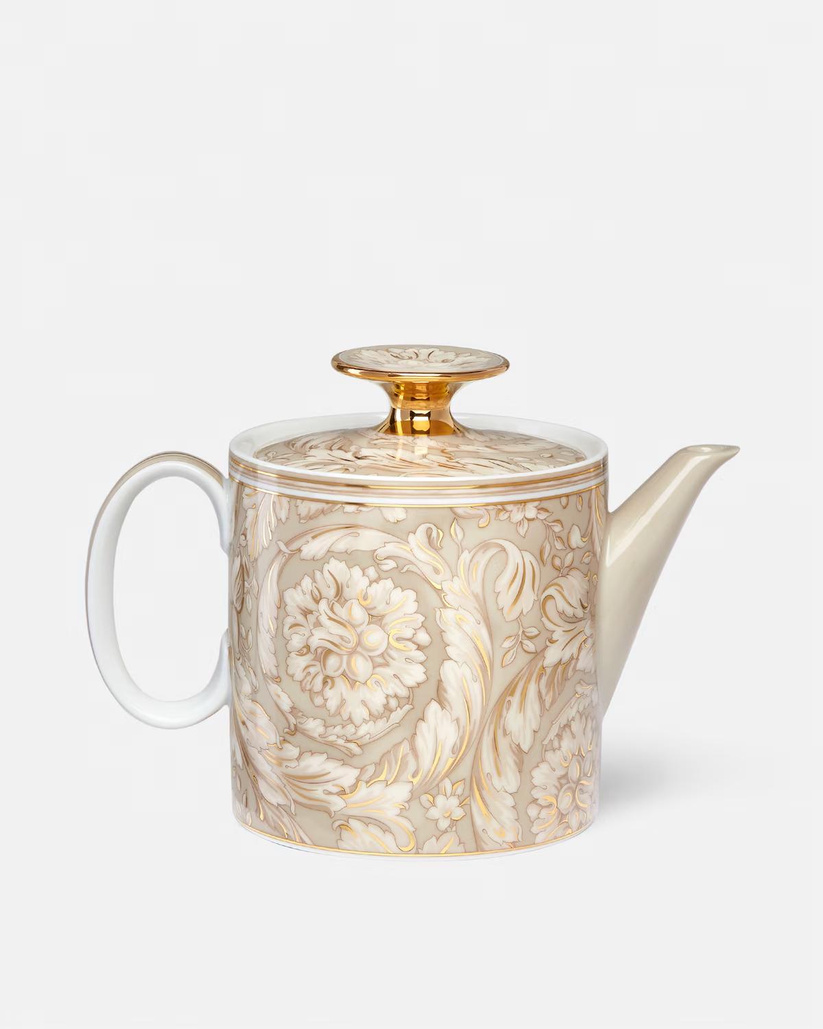 Barocco Beige Teapot - Image 4