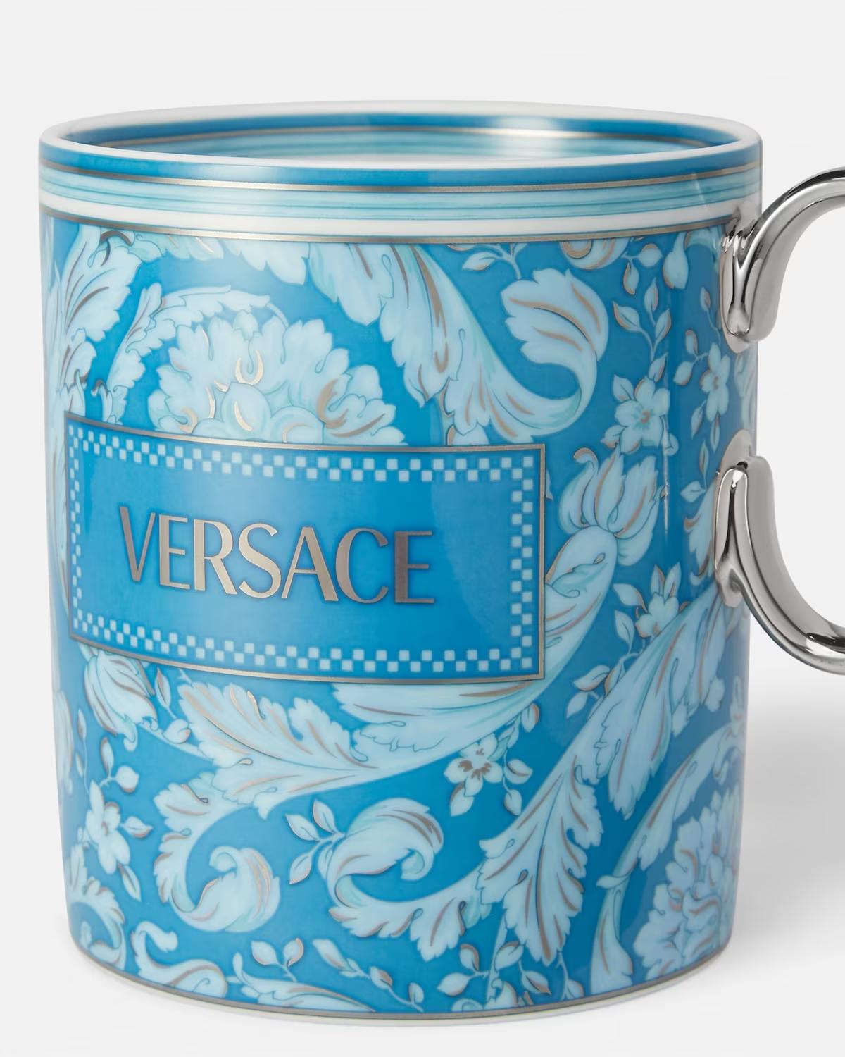 Barocco Teal Mug - Image 3