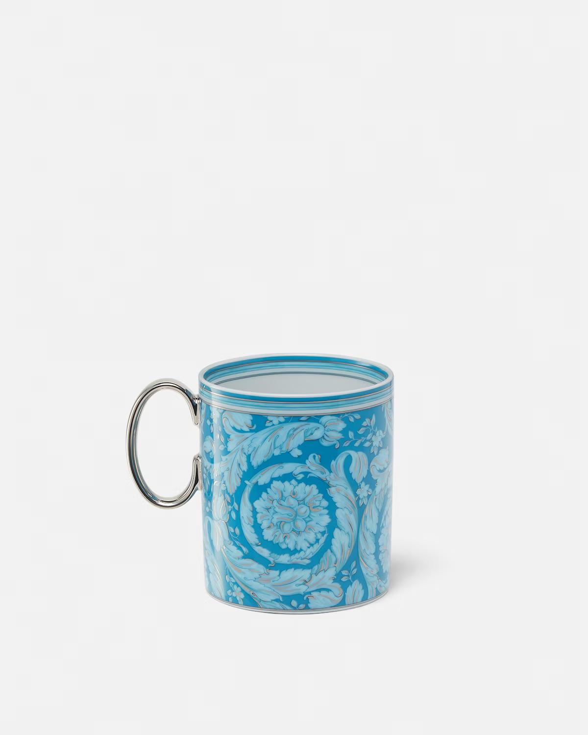 Barocco Teal Mug - Image 4