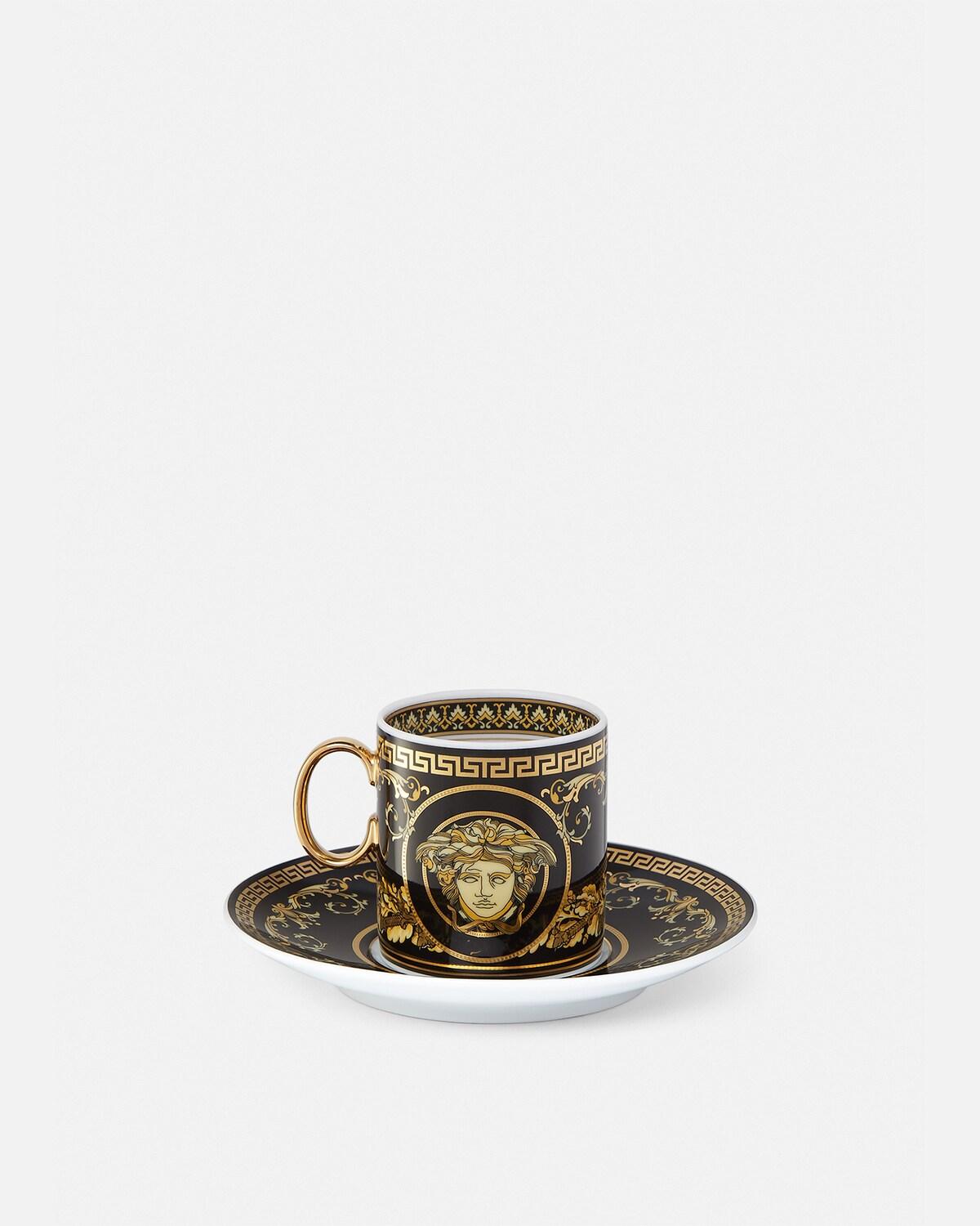 Virtus Gala Black Espresso Cup & Saucer - Image 4