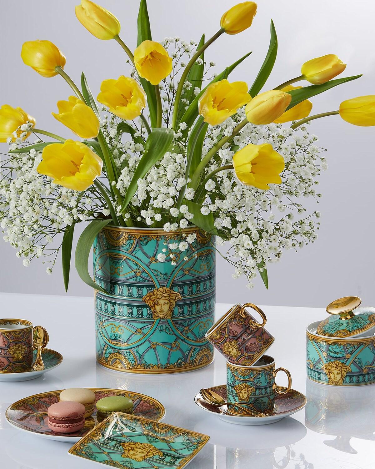 Scala del Palazzo Rosa Espresso Cup & Saucer - Image 2
