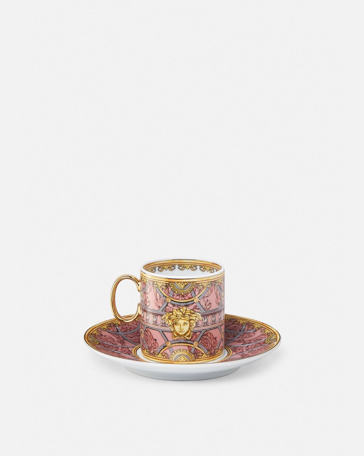 Scala del Palazzo Rosa Espresso Cup & Saucer - Image 4