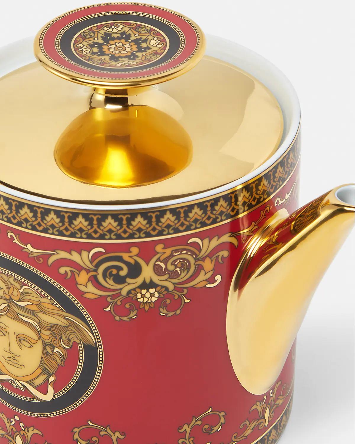 Medusa Red Teapot - Image 3