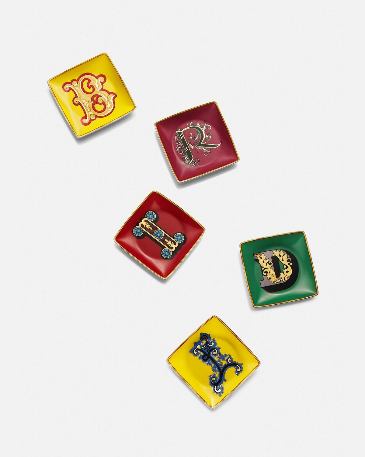 Versace Alphabet E Square Plate 12 cm - Image 2