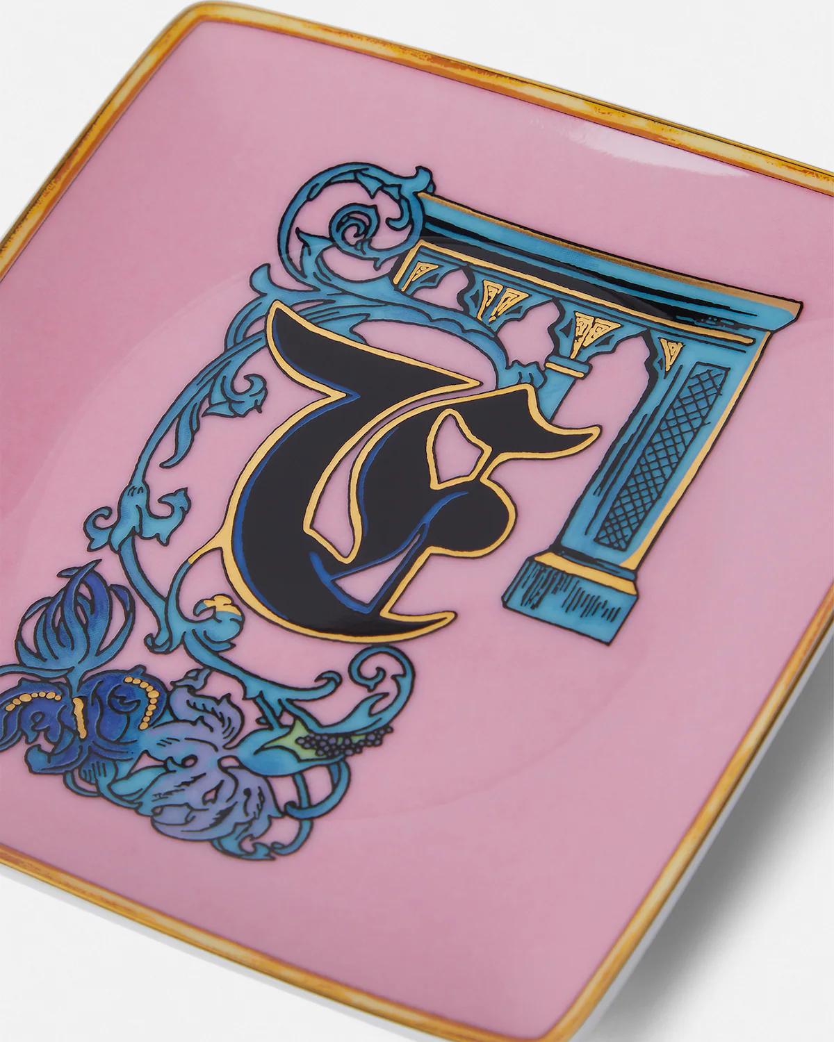 Versace Alphabet F Square Plate 12 cm - Image 3