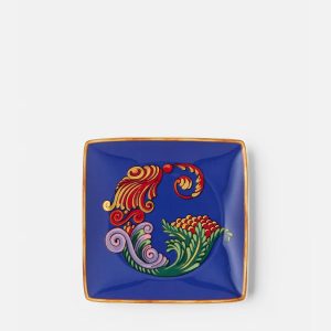 Versace Alphabet G Square Plate 12 cm