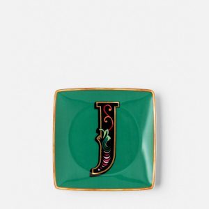 Versace Alphabet J Square Plate 12 cm
