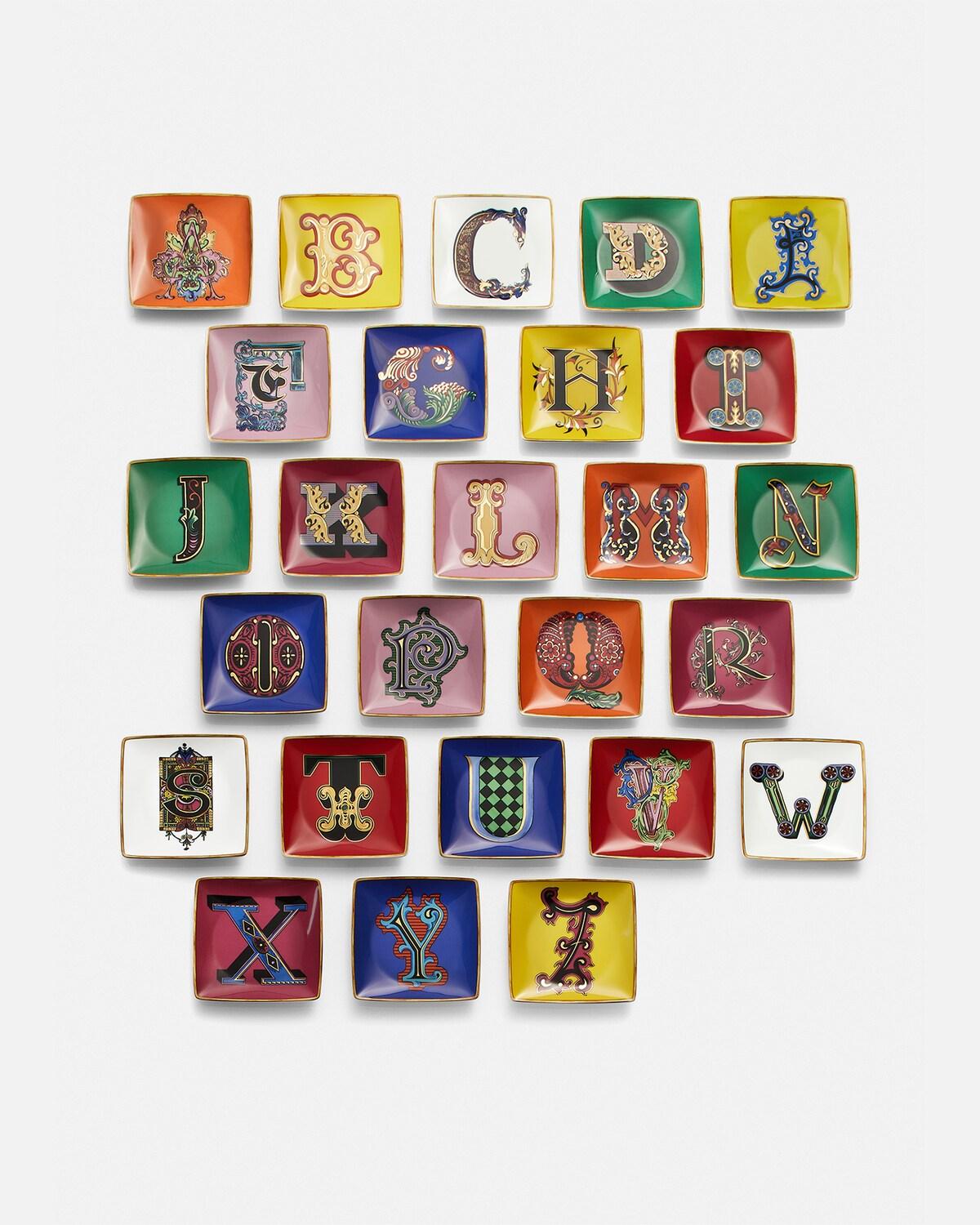 Versace Alphabet J Square Plate 12 cm - Image 2