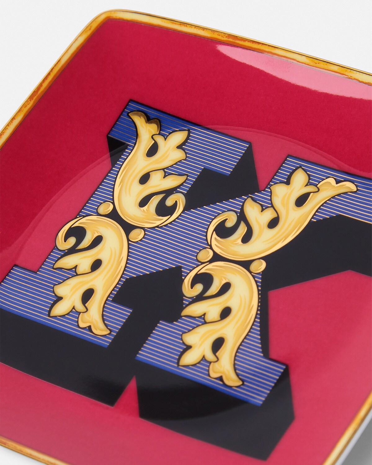 Versace Alphabet K Square Plate 12 cm - Image 3