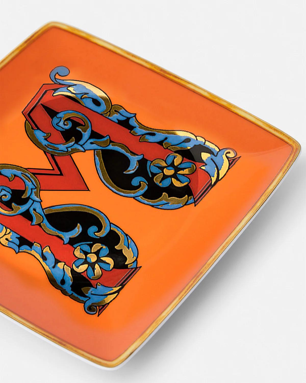 Versace Alphabet M Square Plate 12 cm - Image 3