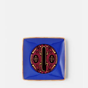 Versace Alphabet O Square Plate 12 cm