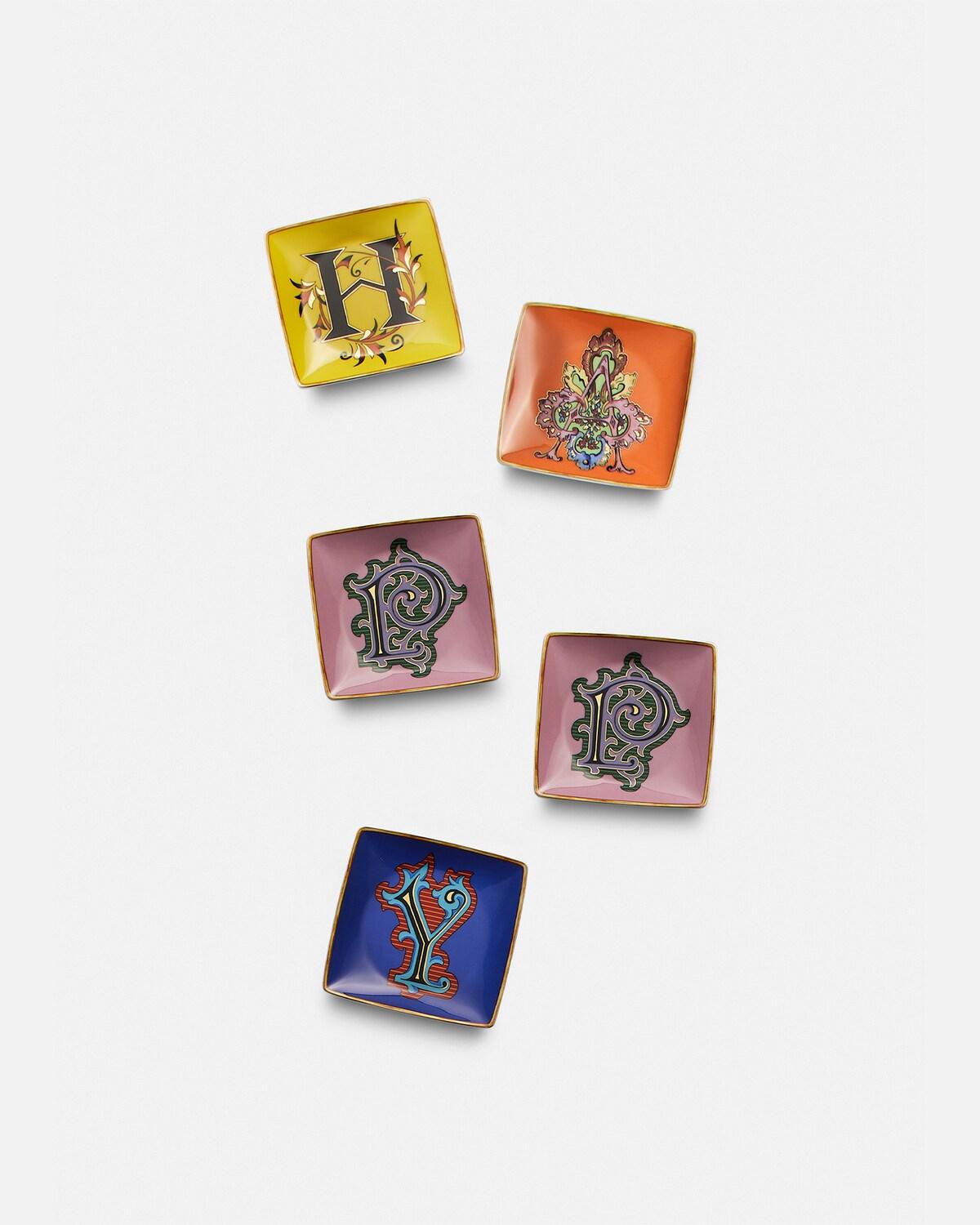 Versace Alphabet P Square Plate 12 cm - Image 2