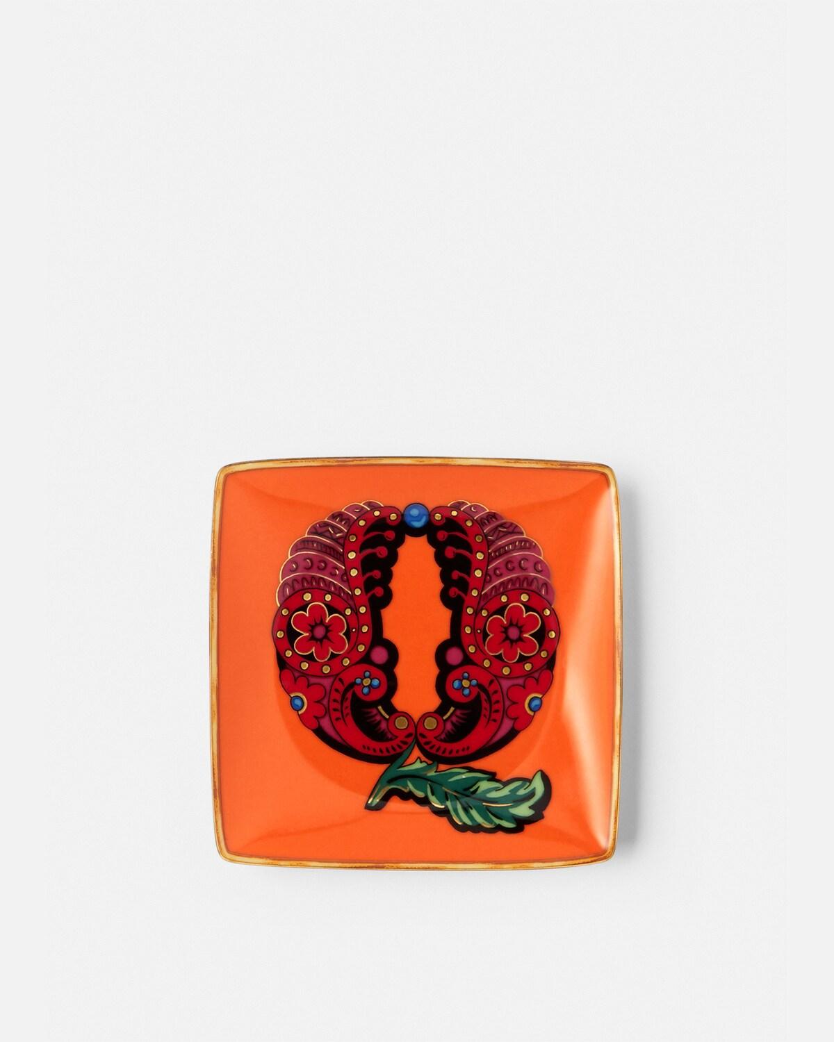 Versace Alphabet Q Square Plate 12 cm