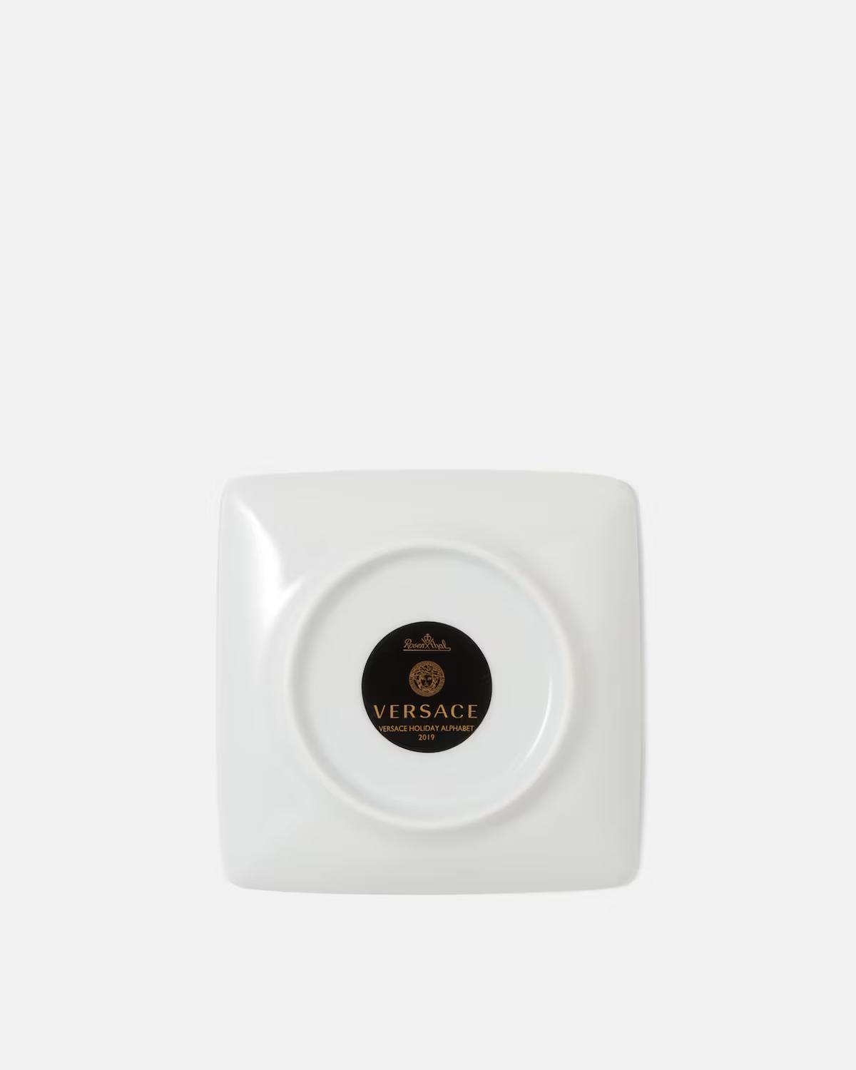 Versace Alphabet Q Square Plate 12 cm - Image 4
