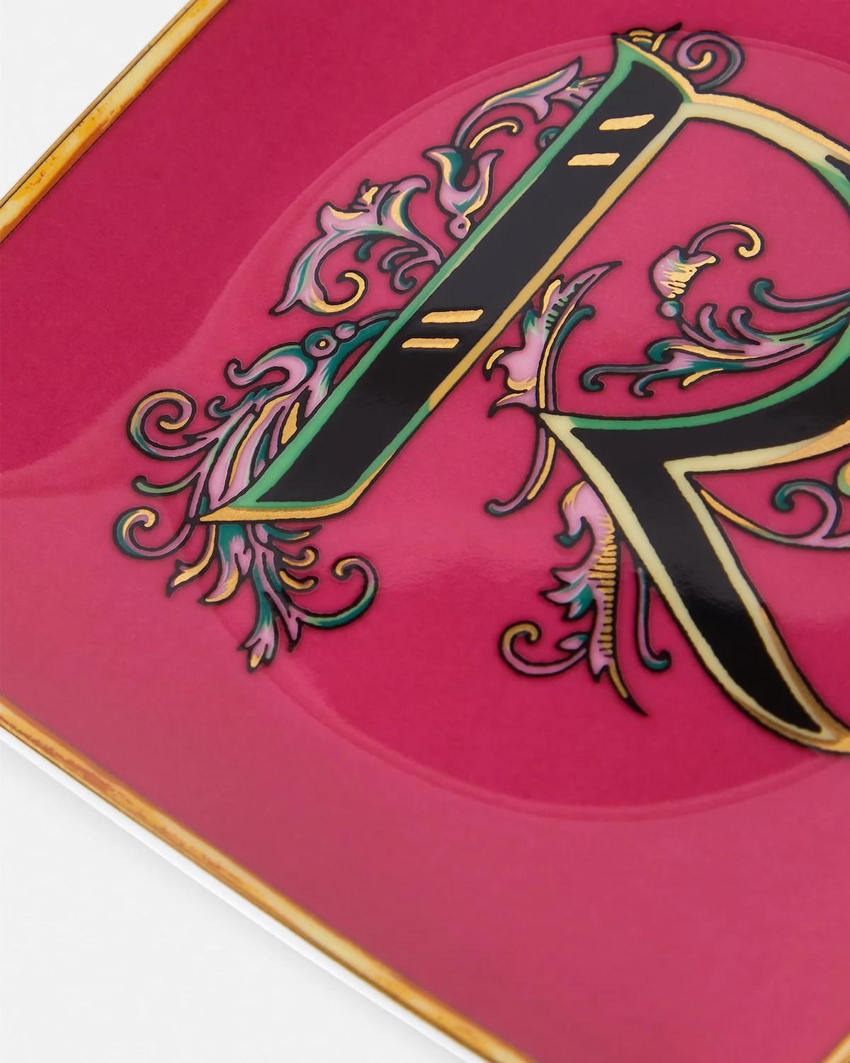 Versace Alphabet R Square Plate 12 cm - Image 3