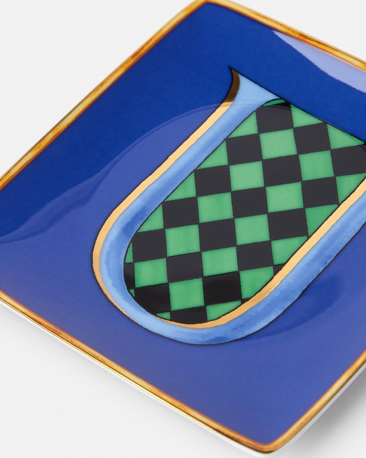 Versace Alphabet U Square Plate 12 cm - Image 3