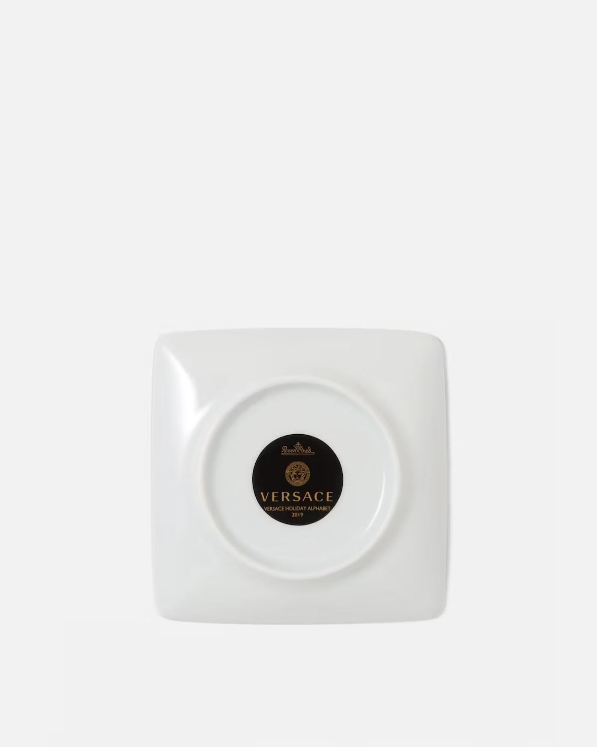 Versace Alphabet U Square Plate 12 cm - Image 4