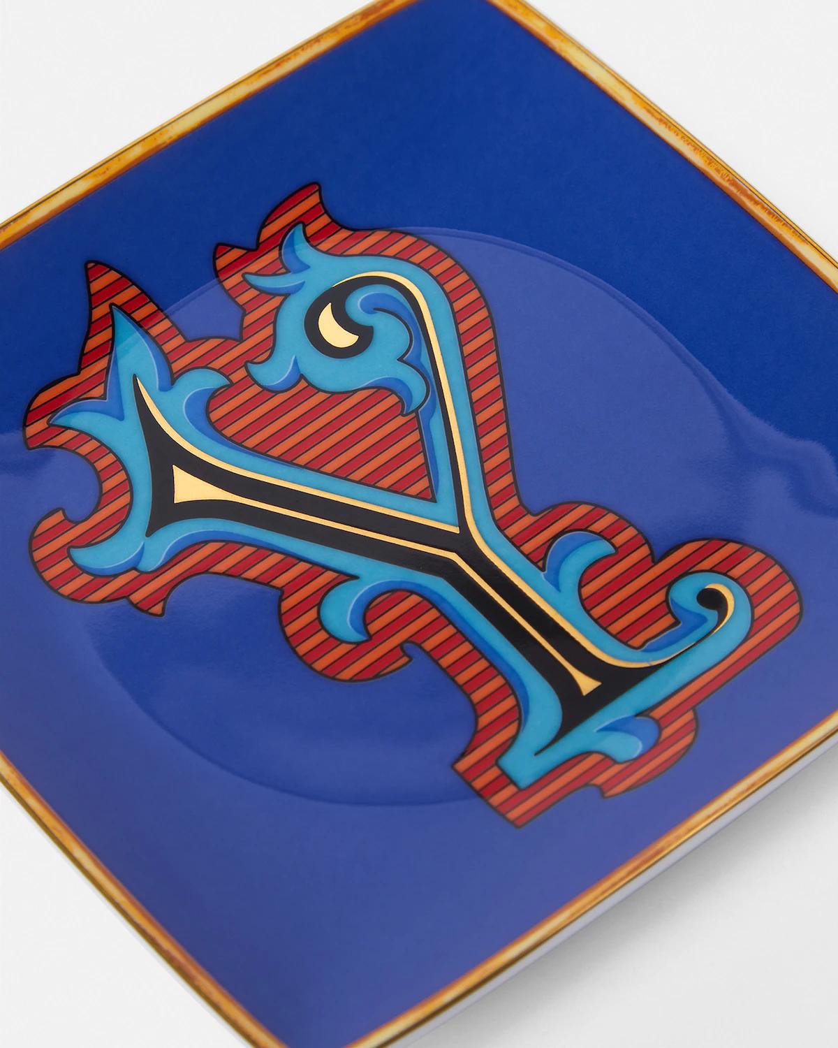 Versace Alphabet Y Square Plate 12 cm - Image 3