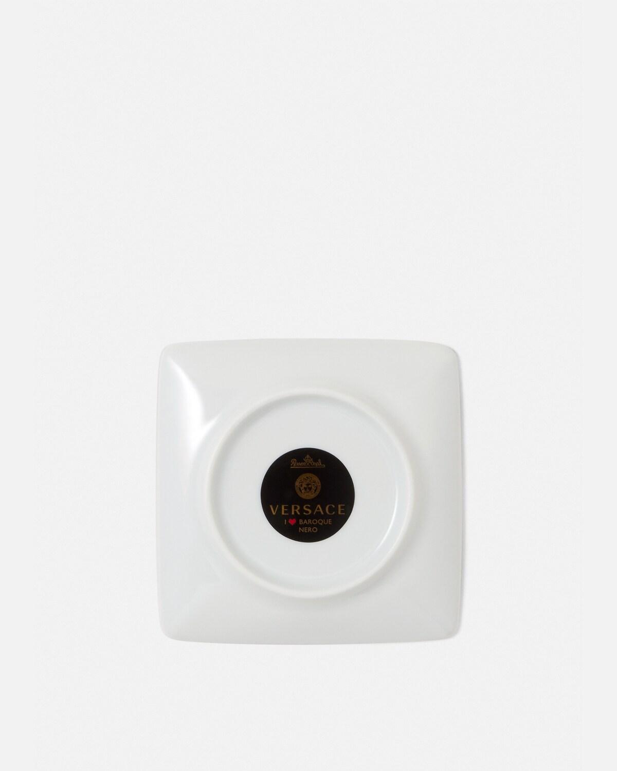 I ? Baroque Black Square Plate 12 cm - Image 4