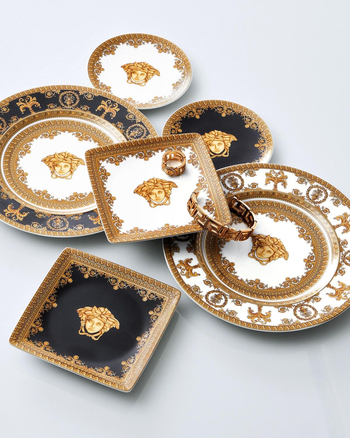 I ? Baroque White Square Plate 12 cm - Image 2